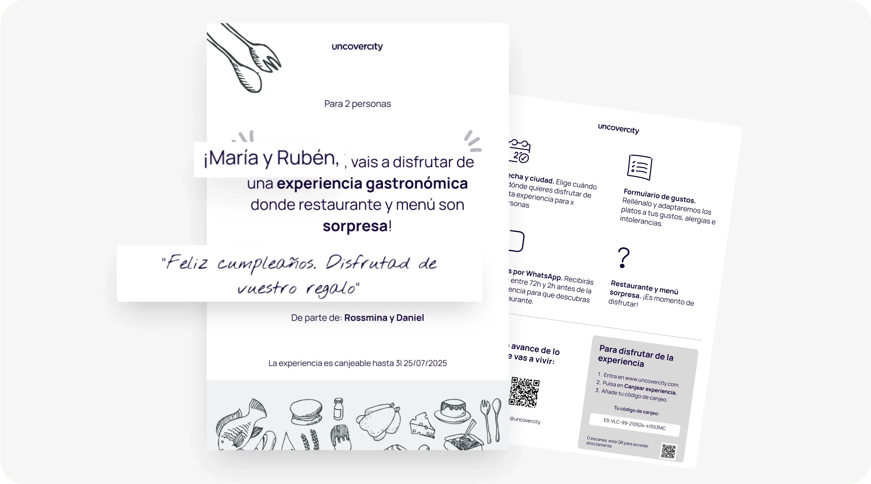Tarjeta regalo