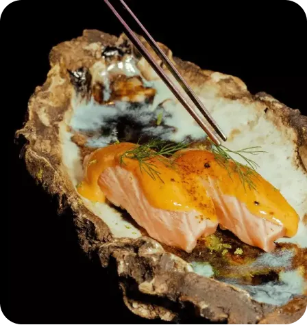 Foto de un plato hecha por un cliente